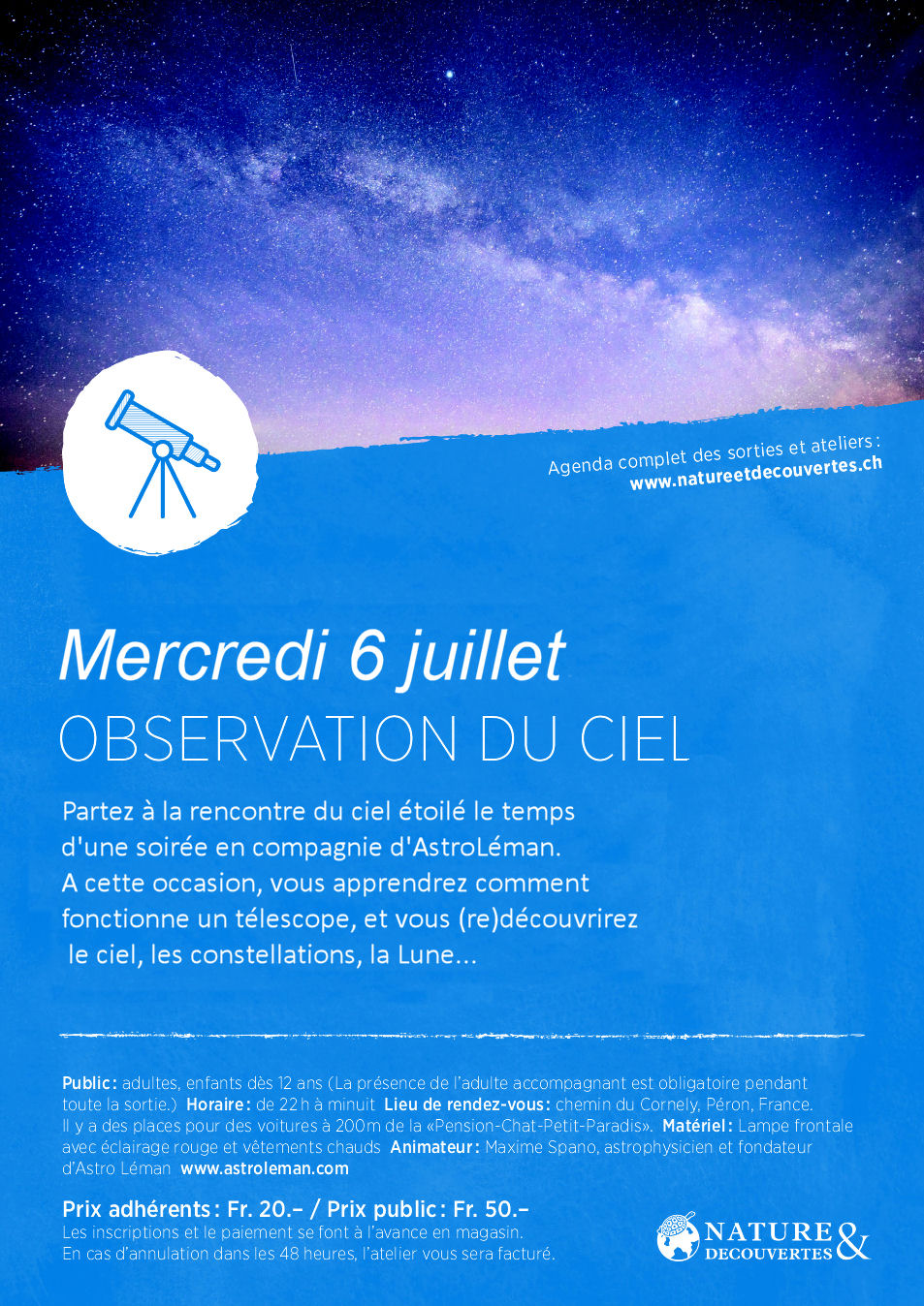 Telescope astronomique adultes - Nature & Découvertes